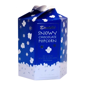 Snowy Chocolate Popcorn, 4 oz
