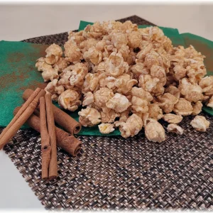 Cinnamon Snowy Chocolate Popcorn